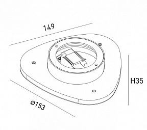 Накладной светильник DesignLed ML белый арт. 00-00016544
