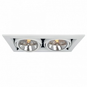 Встраиваемый светильник Arte Lamp Cardani белый арт. A5935PL-2WH