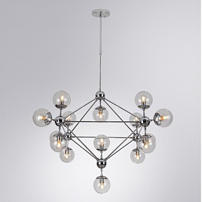 Люстра на штанге Arte Lamp Bolla серый арт. A1664SP-15CC