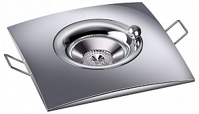 Встраиваемый светильник Novotech Water металл арт. 370794