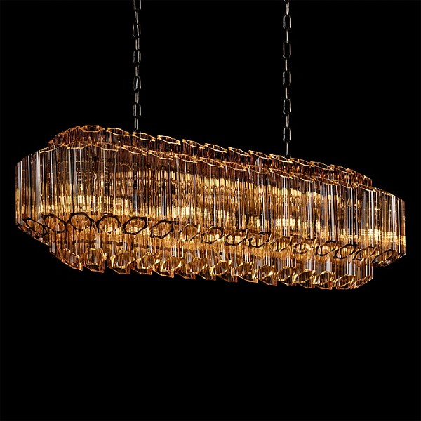 Подвесная люстра Loft it Celebration бронза арт. 10579/1000R Amber