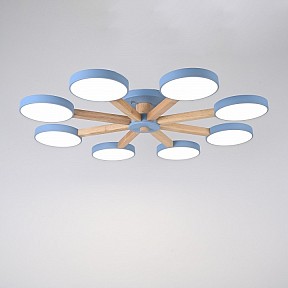 Люстра на штанге Imperiumloft TURNA Blue голубой арт. TURNA01