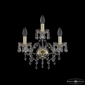 Бра Bohemia Ivele Crystal 1403 золото арт. 1403B/2+1/160 G