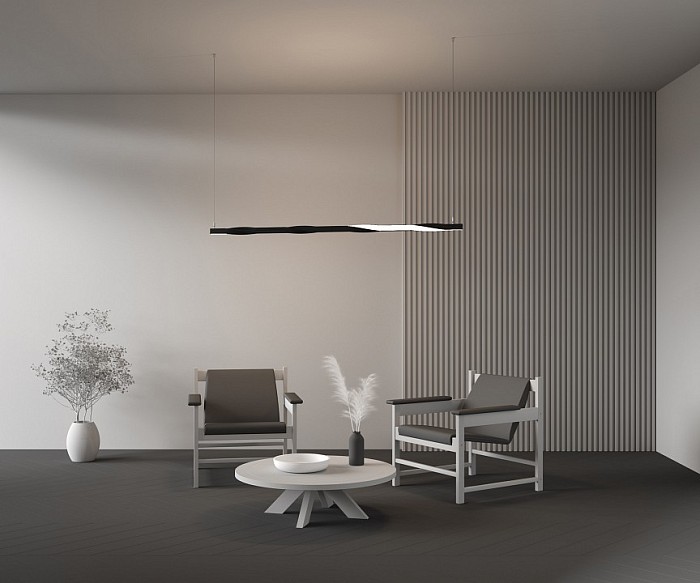 Профиль Maytoni Led strip черный арт. ALM-3535R-B-TR-90°-0.4M