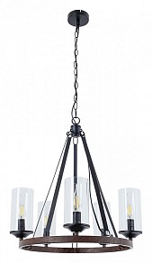 Подвесная люстра Arte Lamp Dalim черный арт. A7014SP-5BK