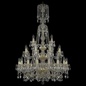 Подвесная люстра Bohemia Art Classic 11.25 золото арт. 11.25.16+8+4.300.3d.XL-130.Gd.Sp