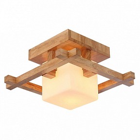Накладной светильник Arte Lamp Woods коричневый арт. A8252PL-1BR
