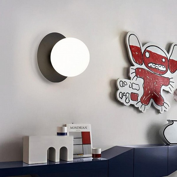 Накладной светильник TopDecor Ringo черный арт. Ringo A1 12
