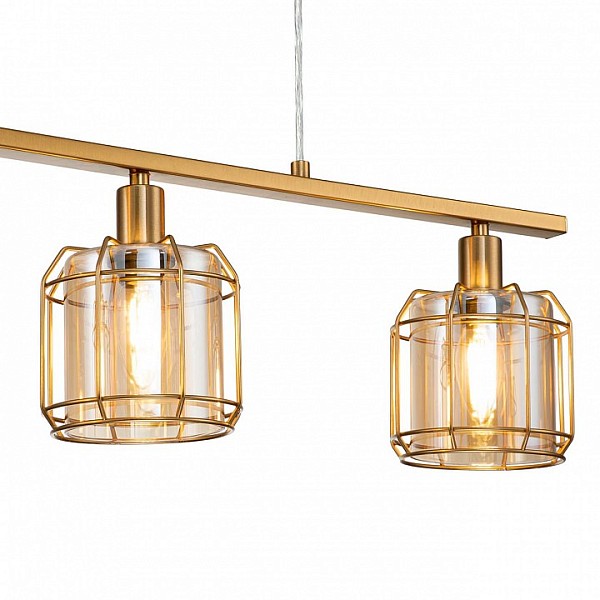 Подвесной светильник Escada Midland коричневый арт. 10188/3S Brass