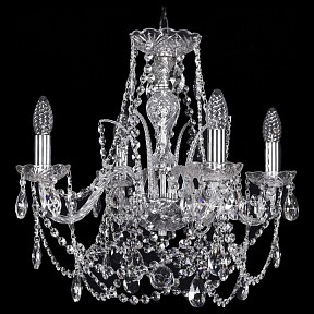 Подвесная люстра Bohemia Ivele Crystal 1411 металл арт. 1411/4/160/Ni