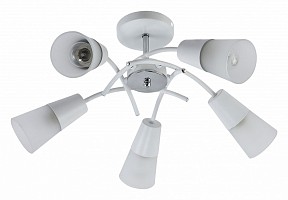 Люстра на штанге Escada Calla белый арт. 1109/5P White