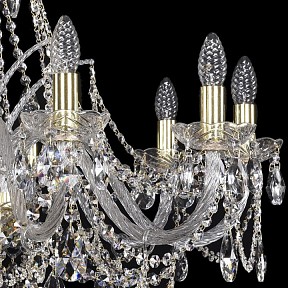 Подвесная люстра Bohemia Ivele Crystal 1411 золото арт. 1411/10/300/G