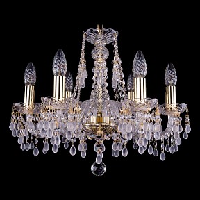 Подвесная люстра Bohemia Ivele Crystal 1410 золото арт. 1410/6/160/G/V0300