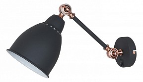 Бра Arte Lamp Braccio черный арт. A2054AP-1BK