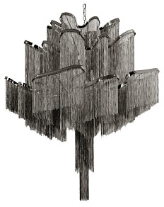 Подвесная люстра Loft it Stream серый арт. 10208/800 Gunmetal
