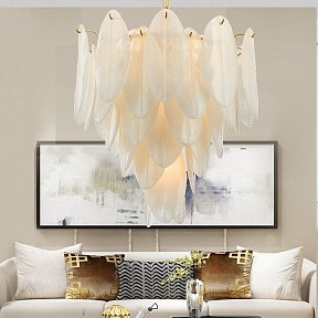 Подвесная люстра Imperiumloft Angel Style Italian Murano Glass золото арт. BLOMST01