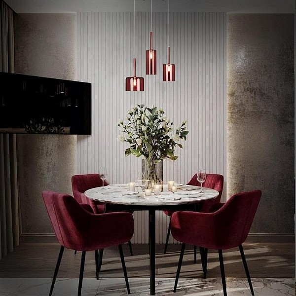 Подвесной светильник Loft it Spillray серый арт. 10232/B Red