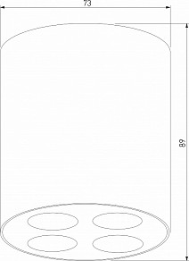 Накладной светильник Elektrostandard Points белый арт. a067483