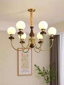 Подвесная люстра Alfa-Light F3824 бронза арт. F3824-05