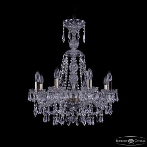 Подвесная люстра Bohemia Ivele Crystal 1403 золото арт. 1403/8/195/XL-65 Pa