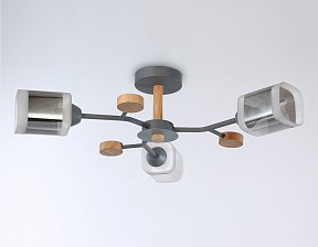 Люстра на штанге Ambrella Light TR серый арт. TR3033231