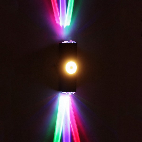 Накладной светильник Reluce  черный арт. 08231-9.2-003U LED2W+2*3W RGB BK