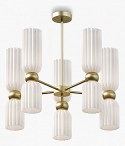 Люстра на штанге Maytoni Antic золото арт. MOD302PL-10W