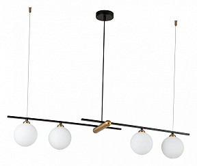 Подвесной светильник Indigo Opaco черный арт. 11015/4P Black