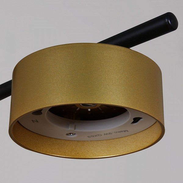 Люстра на штанге Reluce 52008 черный арт. 52008-0.3-08 GX53