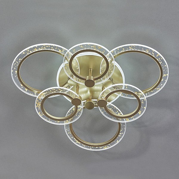Потолочная люстра Escada Enigma желтый арт. 10225/6LED Gold