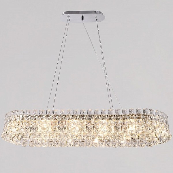 Подвесная люстра ILLUMICO IL5130 хром арт. IL5130-950LZF-25 CH ELITE