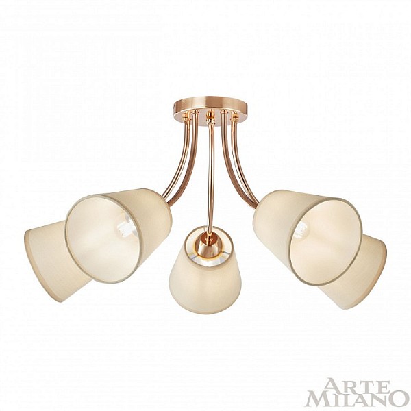 Потолочная люстра Arte Milano Napoli-9546 золото арт. 339546/5 FGD