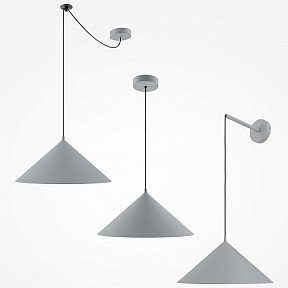 Подвесной светильник Maytoni Basic colors серый арт. MOD167PL-01GR
