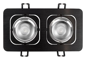 Встраиваемый светильник Loft it Trick черный арт. 10342/2 Black