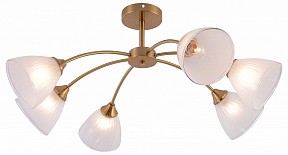 Люстра на штанге Rivoli Debra медь арт. 9189-306