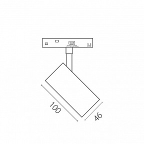 Светильник на штанге Lightstar Uno CCT черный арт. 209507CCT