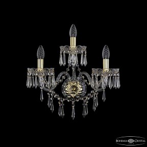 Бра Bohemia Ivele Crystal 1403 золото арт. 1403B/2+1/195/XL G