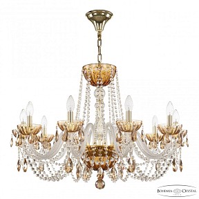 Подвесная люстра Bohemia Ivele Crystal 5402 золото арт. 5402/10/300 G Amber/M-1H K721