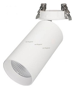 Спот Arlight SP-POLO-BUILT-R95-25W Day4000 (WH-WH, 40 deg) белый арт. 027340