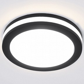 Встраиваемый светильник Elektrostandard Aster черный арт. a063989