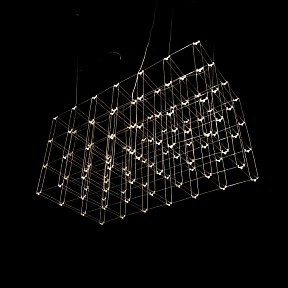 Подвесная люстра O-LUCE Cosmic Glass ячейка 20*20 см золото арт. 11787611-6