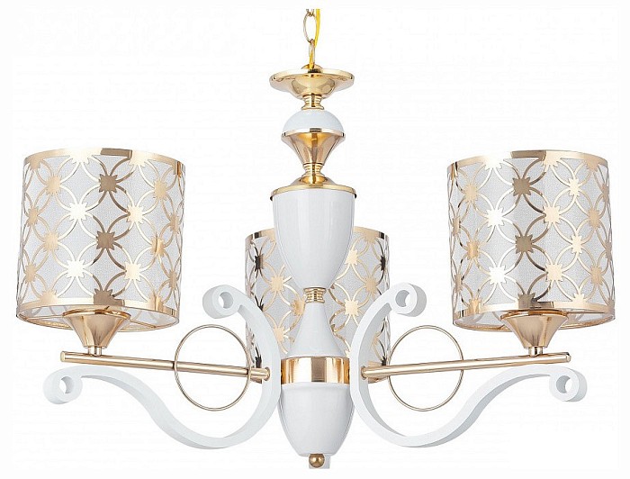 Подвесная люстра Arte Milano Florentia-3097 белый арт. 303097/3 Wh/Gd