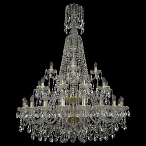 Подвесная люстра Bohemia Art Classic 11.25 золото арт. 11.25.20+10+5.400.3d.XL-154.Gd.Sp
