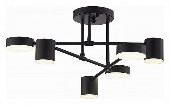 Потолочная люстра Kink Light Мекли черный арт. 07649-6D,19(3000К)