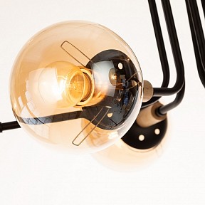 Люстра на штанге Arte Lamp Oxford черный арт. A2716PL-6BK