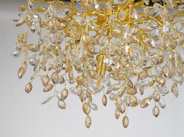 Подвесная люстра LUMINA DECO Brevia золото арт. LDP 8027-500 GD