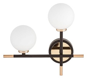 Бра LUMINA DECO Marsiada золото арт. LDW 6033N-2 BK+FGD