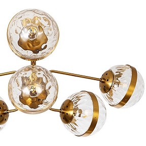 Потолочная люстра Arte Lamp Delacrua коричневый арт. A7770PL-6PB