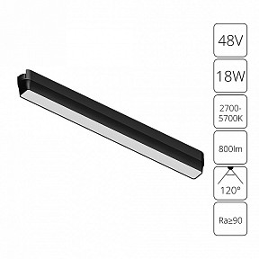 Накладной светильник Arte Lamp Rapid черный арт. A2968PL-1BK