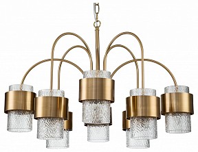 Подвесная люстра Indigo Eleganza коричневый арт. 12019/A/8P Brass